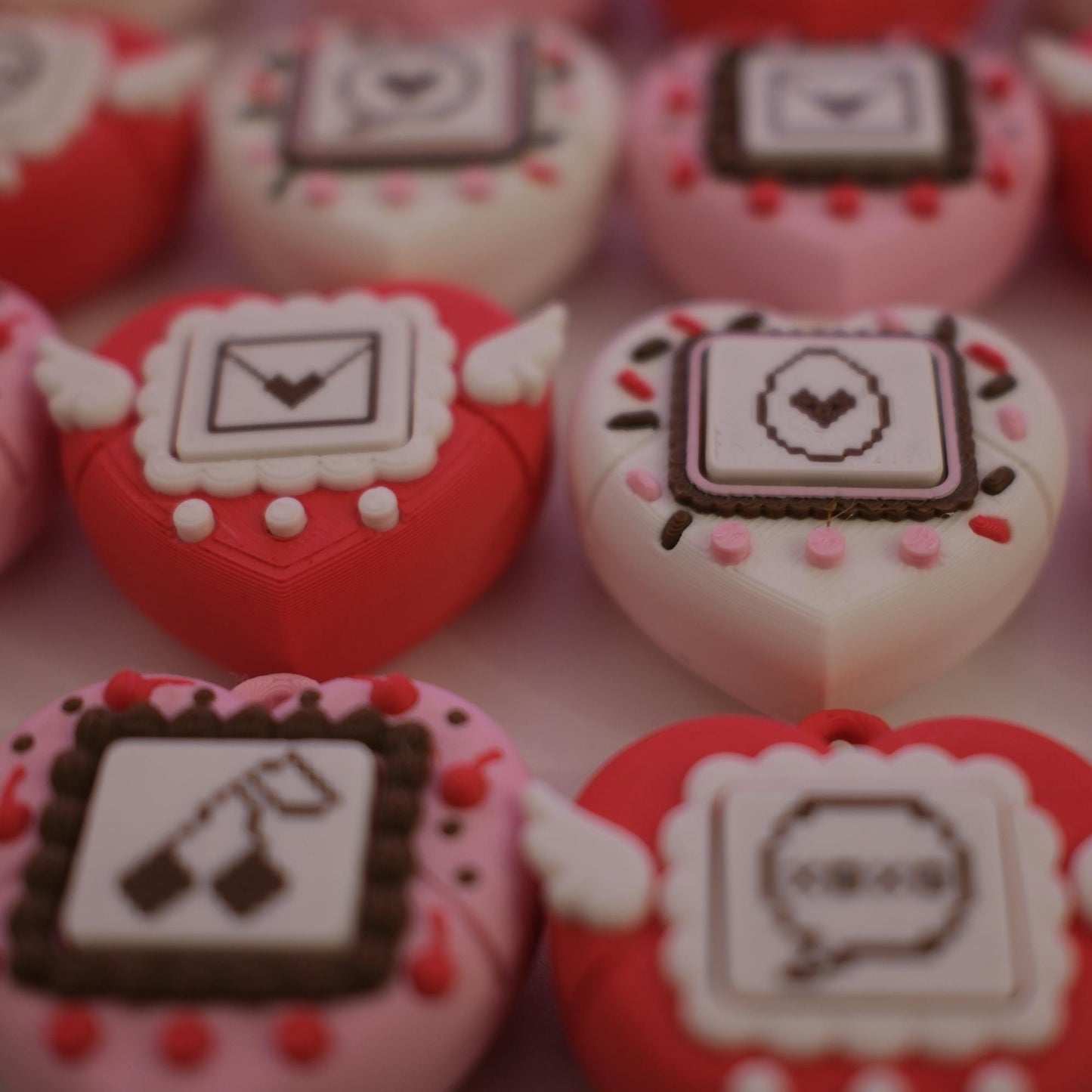 3D Printed V-Pet Valentine’s Day Edition