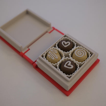 3D Printed Love Book Chocolate Clicker