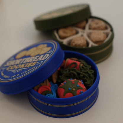 3D Printed Sewing Kit Shortbread Tin Clicker Fidget