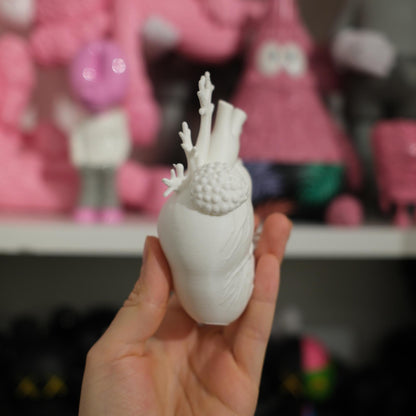 Coral Heart Sculpture