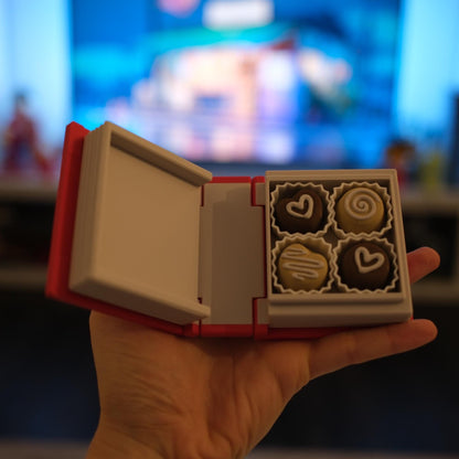 3D Printed Love Book Chocolate Clicker