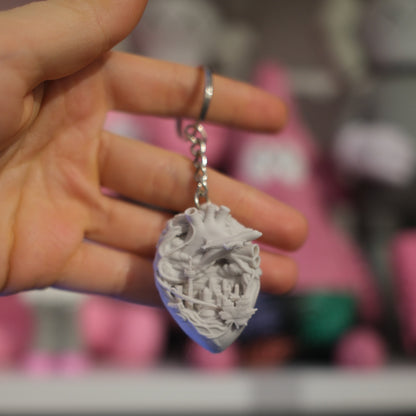 YYZ Heart Keychain