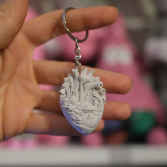 The Toronto Heart Keychain