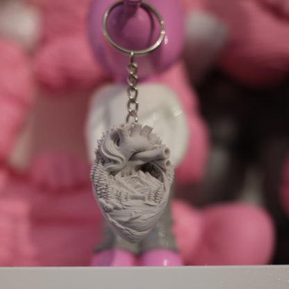 True North Heart Keychain