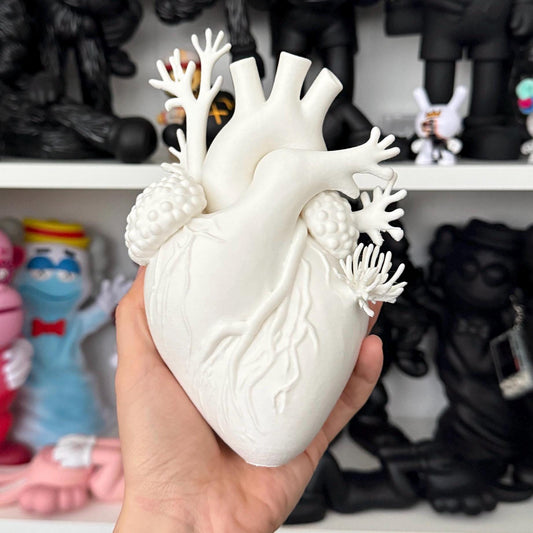 Coral Heart Sculpture