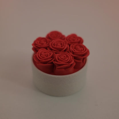 3D Printed Mini Rose Box Clicker Keychain