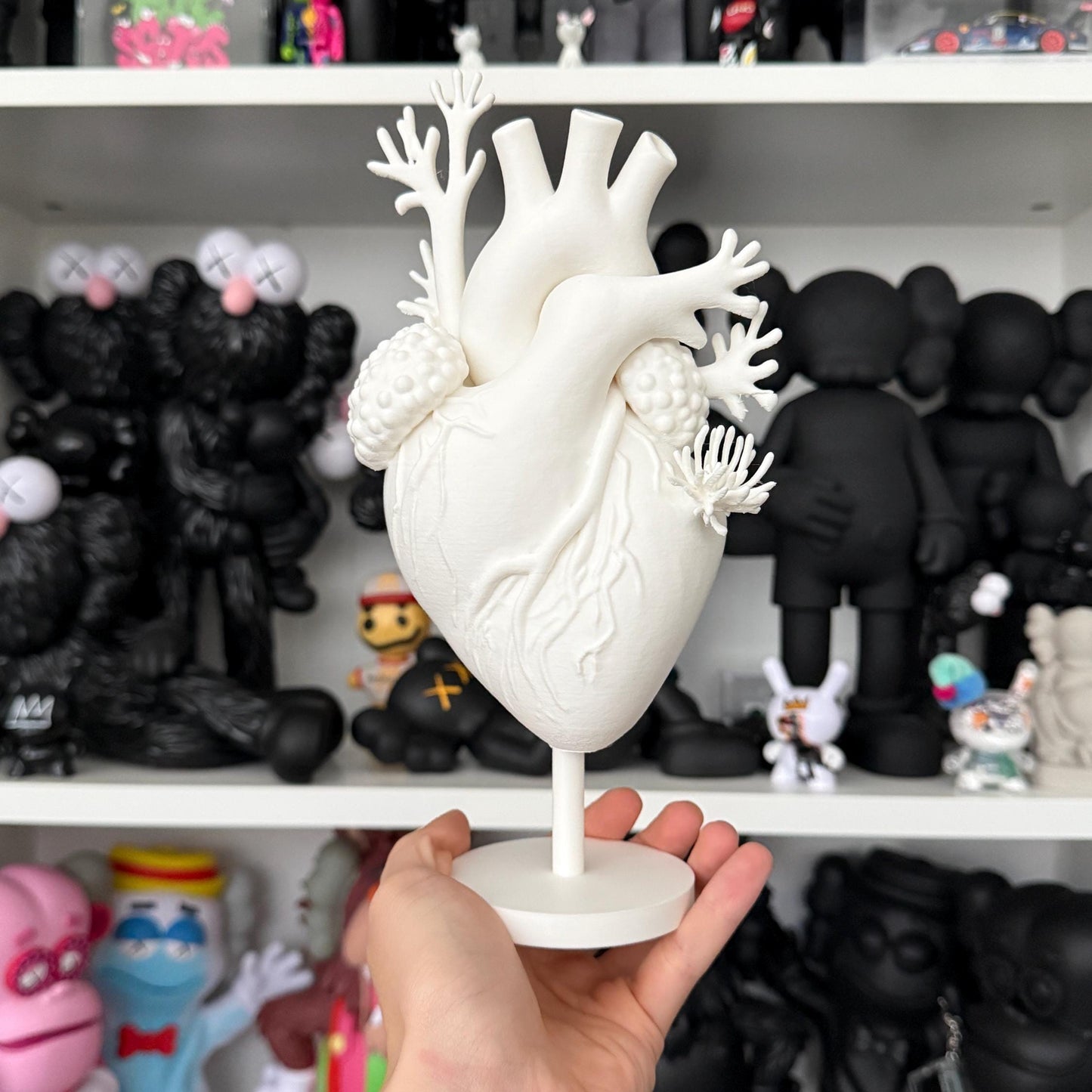 Coral Heart Sculpture