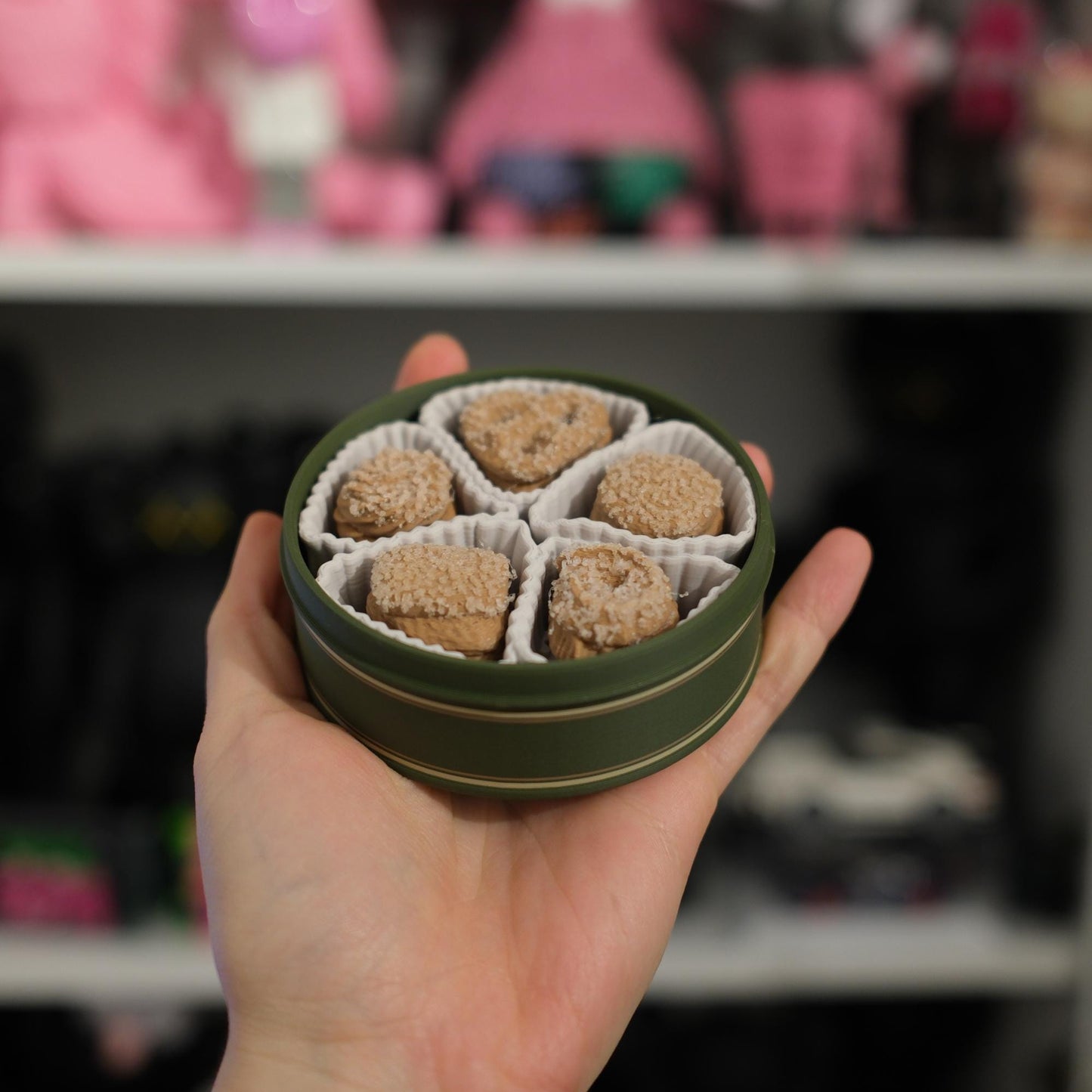 3D Printed Shortbread Cookies Clicker Tin