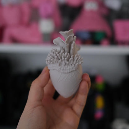 3D Printed Anatomical Coral Reef Heart Sculpture